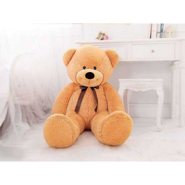 Big Golden Brown Smiling Teddy Bear (5 Feet) - 150 cms - 60 Inch
